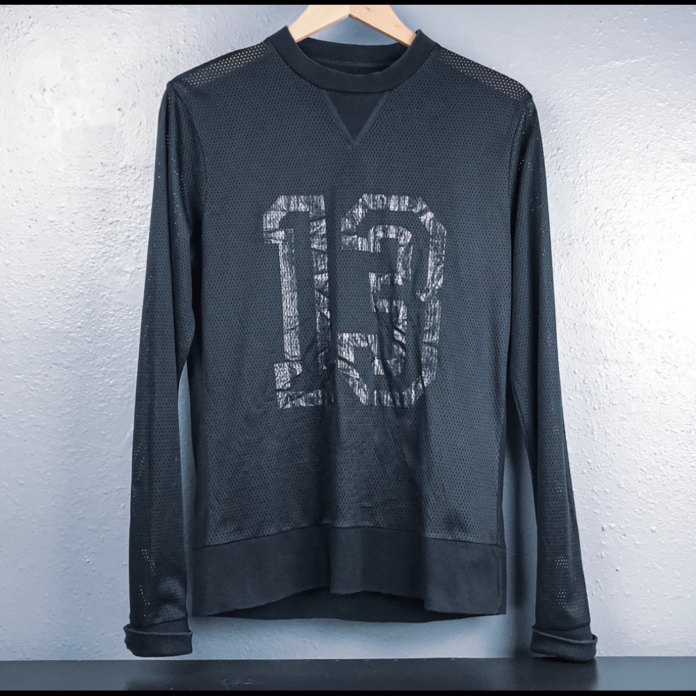 Rogue Black Long Sleeve Mesh Tee